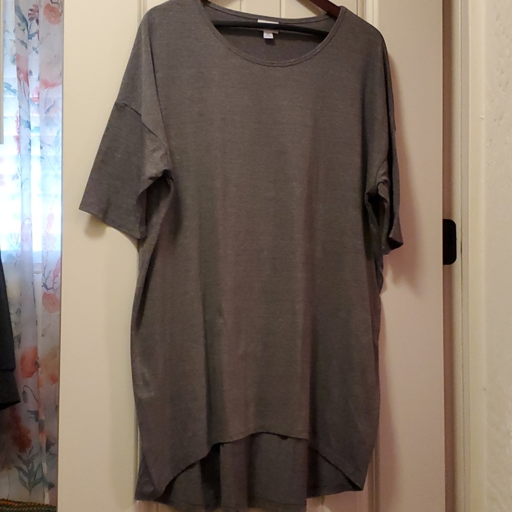 LuLaRoe Irma Dark Gray Heathered